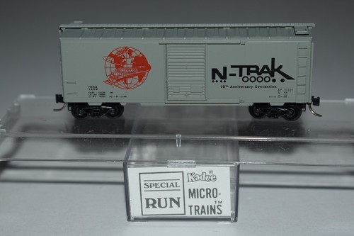 Coche de carga escala N KAdee N Trak 10 aniversario 40' puerta única 1492 C47416 | Zustand: Used
