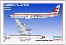 Eastern Express 1/144 Convair 990 Garuda Indonesia Model Kit