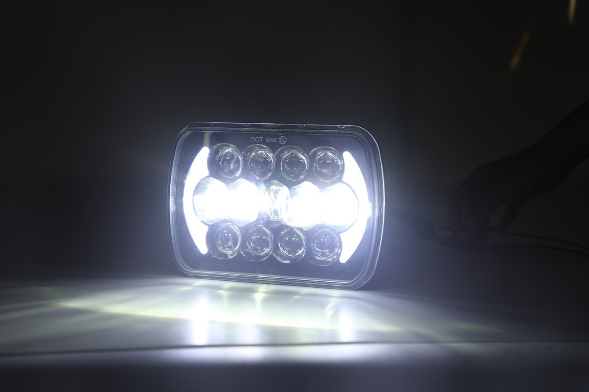 2X 7X6'' LED Headlght H/Lo For Ford E-150 E-350 Econolne Club Wagon