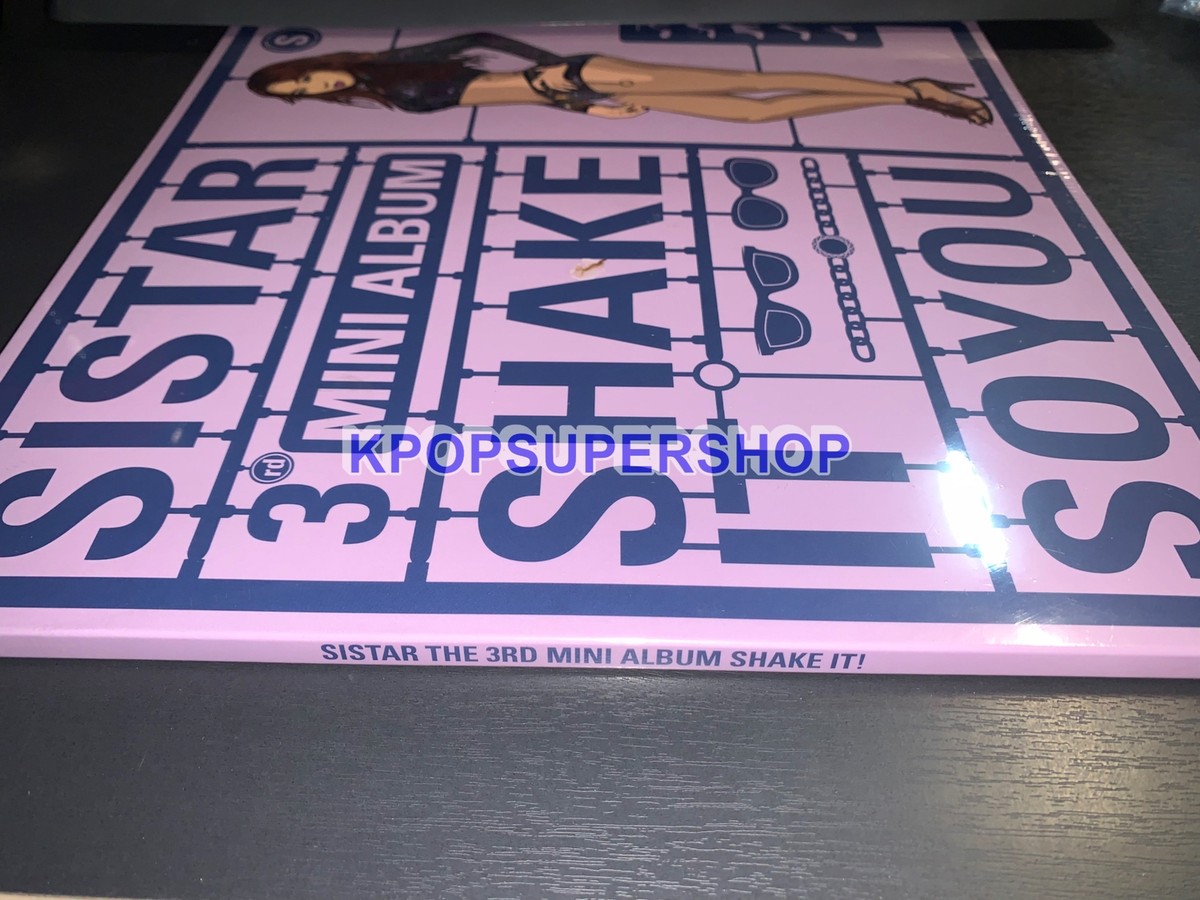 SISTAR 3rd Mini Album Shake It CD Photocard New Sealed Rare OOP