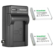 Kastar NB-6LH Battery + Charger for Canon Powershot SD3500 SD4000 SX700 SX710 HS