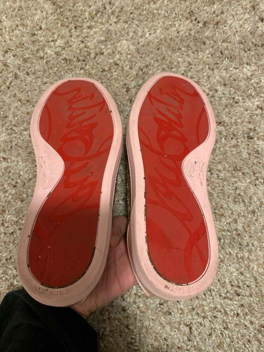 Christian Louboutin crystal strass pink sneakers size 37 | eBay