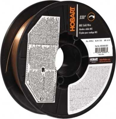 Hobart Welding Products H305406-R22 MIG Solid Welding Wire: 0.03'' Dia 10 lb