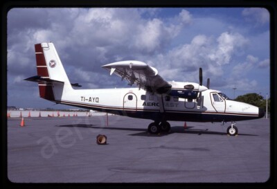 AeroFast De Havilland DHC-6-300 TI-AYQ Aug 02 Kodachrome Slide/Dia B2