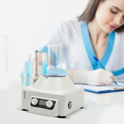 6*10ml Labor LCD Zentrifugen Tischzentrifuge Centrifuge 1685xg  0-4000U/min