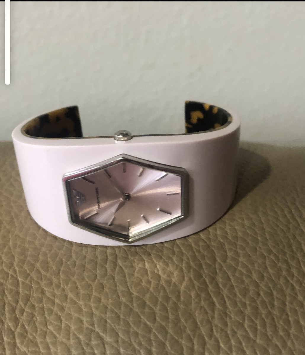EMPORIO ARMANI AR7370 Pink Silver Tone Women display picture 3