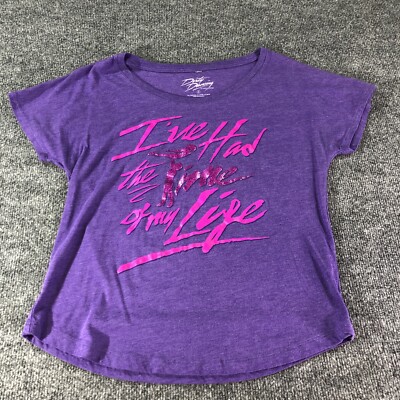 Dirty Dancing Womens Purple T-Shirt Size SMALL I've Had The Time Of My Life