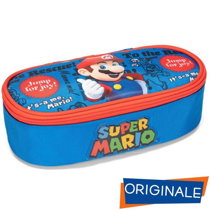 Astuccio Portapenne Ovale New  - Super Mario - Franco Panini Scuola