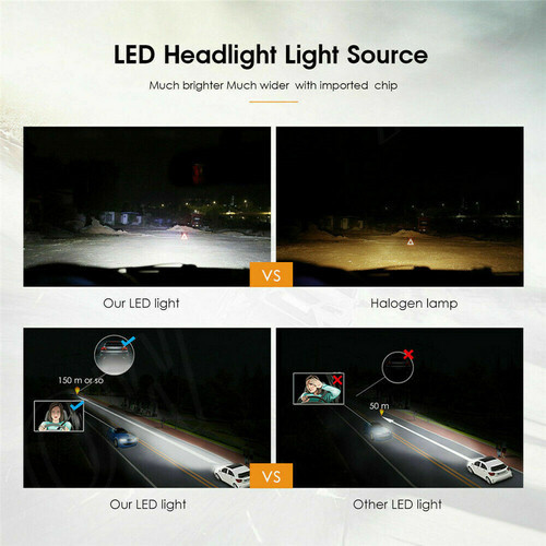 Coupe 4x 6000K LED Headlight Bulbs For Chevy Silverado 1500 2500HD 3500 99-2006 - Picture 3 of 12