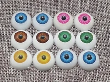 20pcs  Acrylic Round Doll Eyes Eyeballs 20mm Troll Eye Color Choice