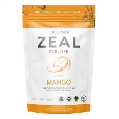 Zurvita - Zeal For Life 30-Day Wellness Bag - Wild Berry /Mango Flavor 420 Grams