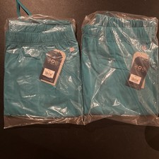 Cherokee Mens Revolution Drawstring Scrub Pant Teal Blue Size 4XL WW250AB 2 Pack