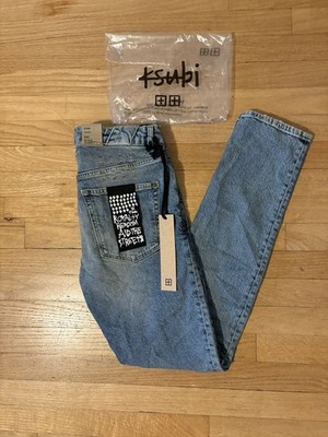 Authentic blue ksubi chitch jeans sample pair