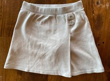 Cat and Jack Girls XL 14 uniform beige skirt with built in shorts