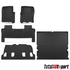 5x Black Floor Mat For Ford Expedition Lincoln Navigator 2011-2017 Front Rear