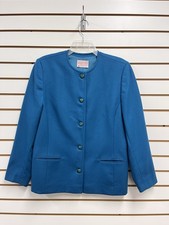 Pendleton Women's Style Blazer, 100 Virgin Wool, Petite Sz 14 Made In USA.