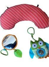 Skip Hop Baby Play Mat Activity Gym - 3 Hang Toys - Mirror Owl Mirror
