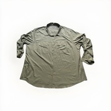 Ridgecut Toughwear Shirt Mens 2XL Olive Vented Long Sleeve Button-Up