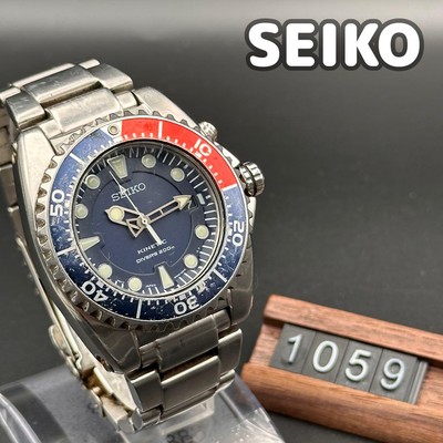 SEIKO セイコー KINETIC ブルーオートマチック 1059 Seiko Kinetic Blue Automatic 1059 | eBay