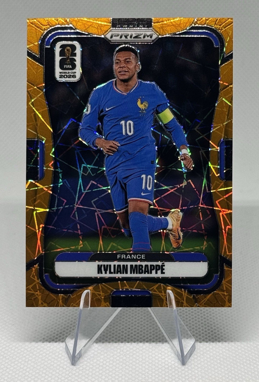2026 Panini Prizm FIFA World Cup - Kylian Mbappe France Orange Lazer  SP /260