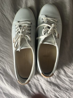 Ecco White Danish Design Shoes Size 9-9.5