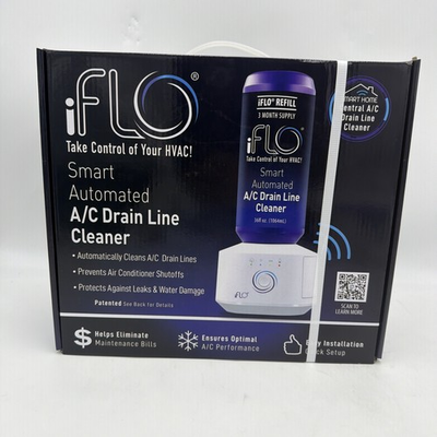#ad BRAND NEW Sealed iFLO Smart Automated HVAC A C Drain Line Cleaner IFLOKIT01 $68.00