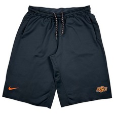 Nike Oklahoma State Cowboys Sweat Shorts Mens Large Dri Fit Team Issued Baseball