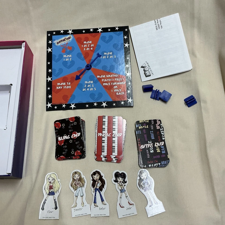Juego de Mesa Bratz Rockin Chic Completo Todas las Piezas Y2K MGA Entertainment Foto 4 de 4