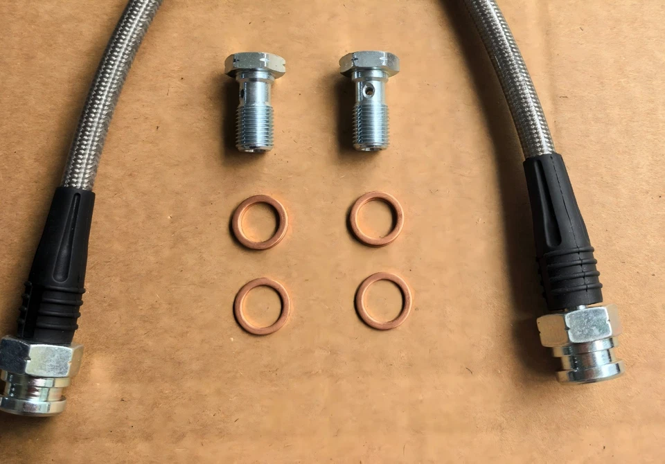 Stainless Steel  Front & Rear Brake Lines  1994-2001 Acura Integra  Rear Disc - Image 2 of 2