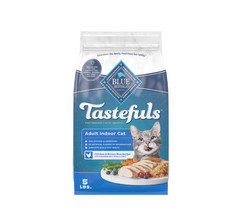 Blue Buffalo Tastefuls Indoor Adult Cat Food, Chicken Brown Rice, 5 lb Bag