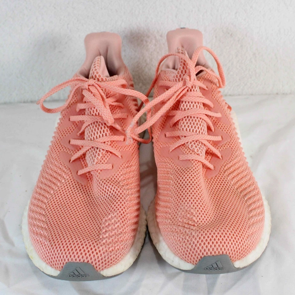 Tênis de corrida Adidas Alphabounce conforto atlético rosa leve feminino 8,5 - Imagem 2 de 4