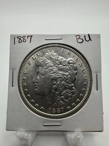 💥 1887 Morgan silver Dollar- BU luster  $1 Coin 90% Silver💥💥