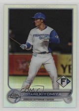 2022 Chrome NPB Nippon Professional Baseball Refractor Kotaro Kiyomiya #83 0sk9
