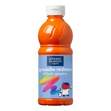 Gouache liquide Redimix pour enfants - Bouteille 500ml - Orange