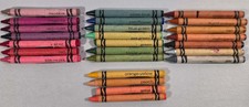 Vtg Crayola Crayons by Binney  Smith Made in USA Retired Discontinued Lot 25