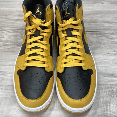 Nike Air Jordan 1 Golf High Pollen Black/Yellow Men's Size 13