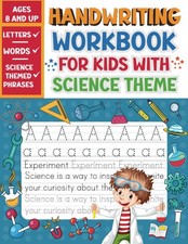 Handwriting workbook for kids with science theme: Print Handwriting Practice ...