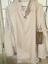 Grey's Anatomy by Barco Evolve Stretch Women's White Full-Zip Jacket L