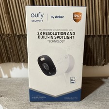 Eufy Outdoor Cam Pro Wired 2K Spotlight Camera - White T8441Z21-4 