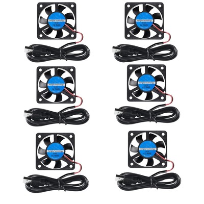 USB Lüfter 50mm 5010 Lüfter 5V 10 CFM 30 dB 6er Pack 3D-Drucker Kühler