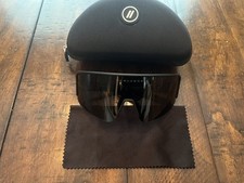 BLENDERS Jet Line Eclipse X2 Sunglasses Polarized Smoke Lenses Wrap Cat 3 NEW