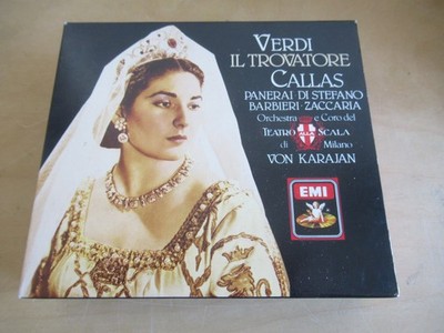 Verdi-Il Trovatore-Callas, Di Stefano, Barbieri, Panerai-Karajan-2er Emi CD Box