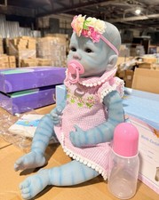 Realistic Reborn Baby Dolls Girl 18" Lifelike Fantasy Avatar Full Body Vinyl Toy
