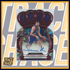 2024-25 Panini Crown Royale EuroLeague BK Krunoslav Simon Crown Auto Red 08/25