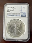 2021 Silver Eagle 1$ S - Type 2 -"Eagle Landing" - NGC MS69