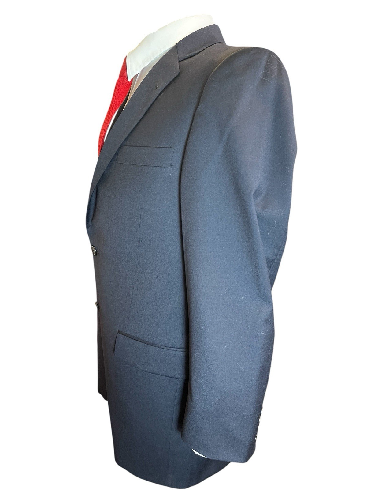 BURBERRY, CURRENT STYLE, SOLID DARK BLUE SUPER 10… - image 6