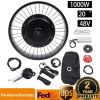 20" 48V 1000 W E-Bike Electric Bicycle Motor Conversion Kit Fat Tire Front Wheel