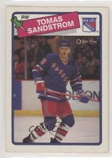 1988-89 O-Pee-Chee Tomas Sandstrom #121 0c4