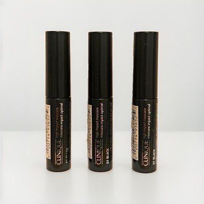 Clinique Mascara Schwarz   3er Set 3x Mascara high impact Reisegröße