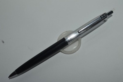 PAPER MATE Capri Ballpoint Pen Black Barrel Chrome Cap Made In USA Circa 1954